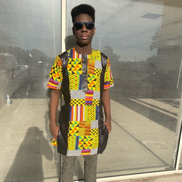 African clothing for men Danshiki top African men attire - Picture 4 of 6